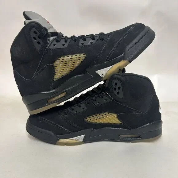 Nike Shoes Air Jordan 5 Retro BG “Black Metallic” 2024 - Picture 3 of 10